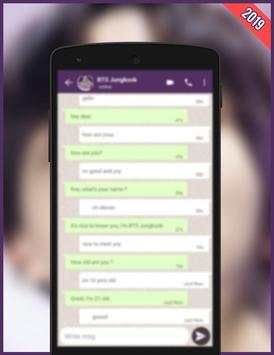 Messenger Chat With BTS Jungkook screenshot 4