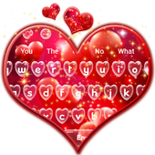 Red Love Heart Keyboard Theme icon