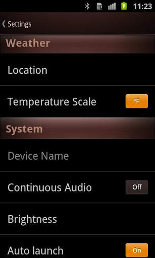 Samsung Wireless Audio Dock screenshot 2