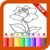 Flowers Coloring Book for kids