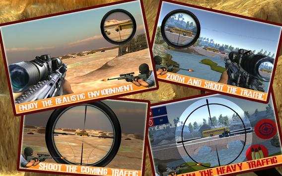 Traffic Hunter Sniper 2017 screenshot 1