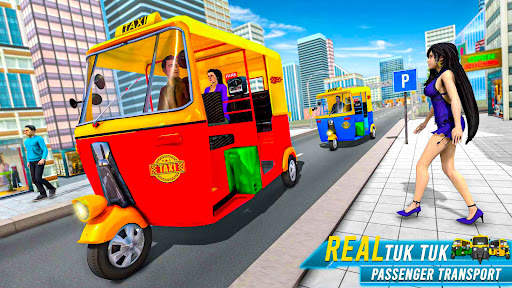 Indian Modern Rickshaw Games screenshot 3