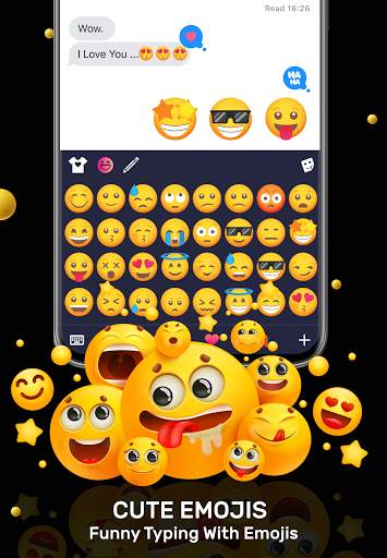 Emoji Keyboard & Fonts: Zomj स्क्रीनशॉट 1