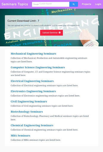Seminar Topics screenshot 7