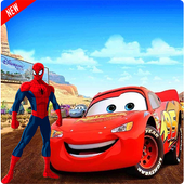 Sports Car Super Hero Stunt Driver Race Challenge icon