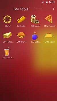 Fast Food Love Theme screenshot 3