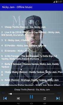 Nicky Jam - Offline Music screenshot 2