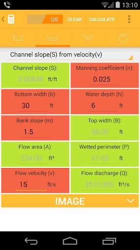 Flow Calculator screenshot 4