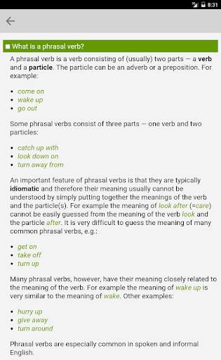 English Phrasal Verbs скриншот 14