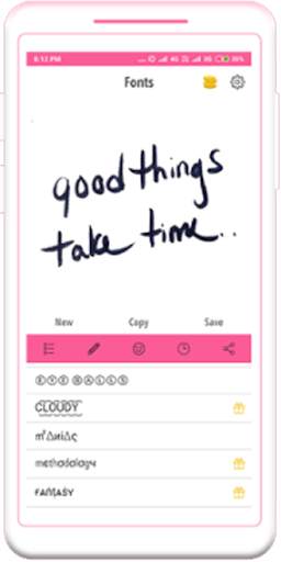 Fonts screenshot 2