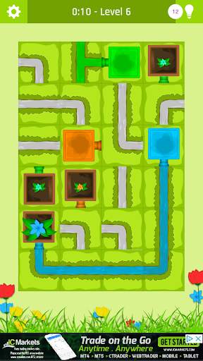 Splash of Plants - pipeline game screenshot 1