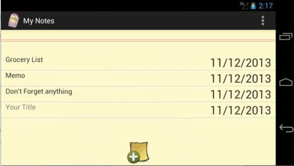 My Notes screenshot 4
