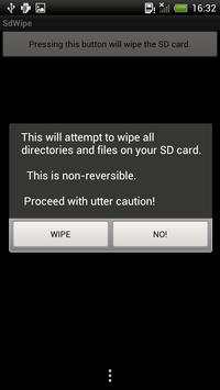 SD Wipe screenshot 2