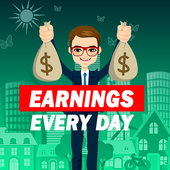 How to earn money online icon