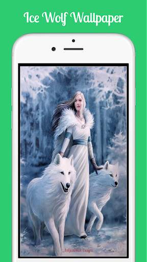 Ice Wolf Wallpaper screenshot 1