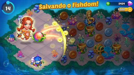 Merge Mermaids-magic puzzles screenshot 2