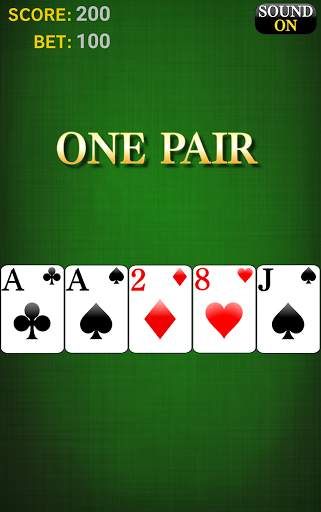 Poker card game screenshot 2