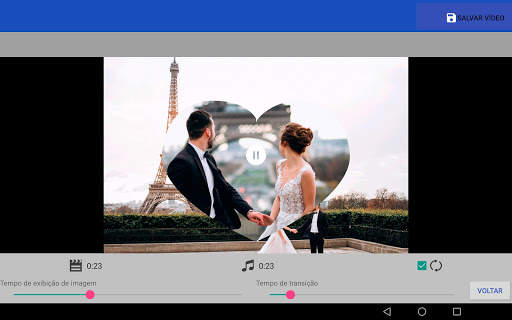 Criar vídeo com fotos e música screenshot 13