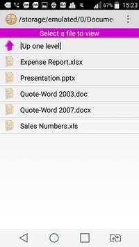 Mini Office Viewer screenshot 2