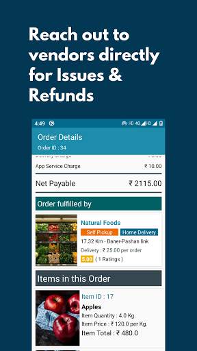 Sarthika Market - Food delivery and local shopping screenshot 4