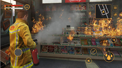 Fire Truck Driving Games 2022 screenshot 2