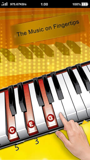 Real Perfect Piano Keyboard : Romantic Music Piano screenshot 1