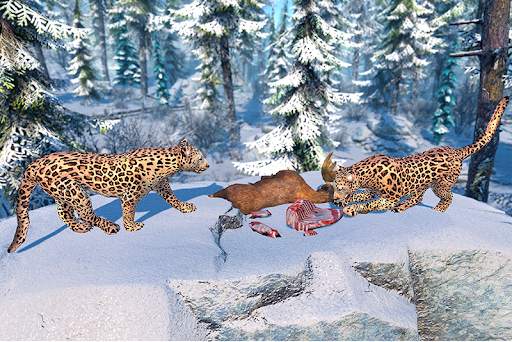 Arctic Leopard Simulator Game screenshot 1