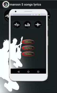 maroon 5 songs lyrics screenshot 1