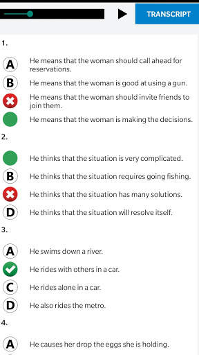 25 Simulator – TOEFL® Test with correction offline screenshot 7
