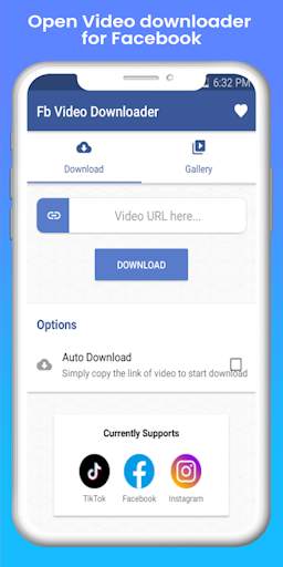 Video downloader for facebook | Download fb videos screenshot 1