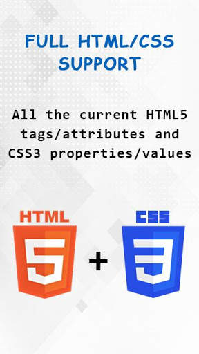 HTML CSS Live Code Editor & Learning 8 تصوير الشاشة