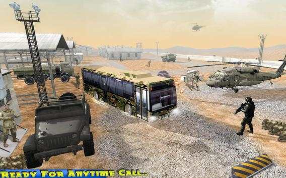 Drive Army Bus Parking Base Duty screenshot 4