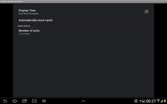 Spider Solitaire Card Game screenshot 5