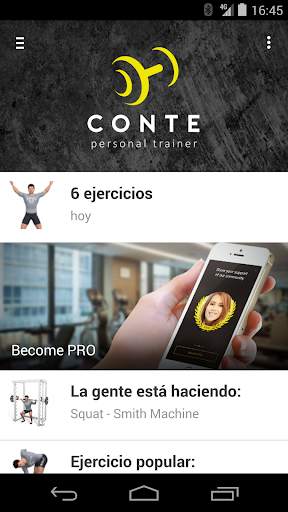 Conte Training screenshot 1