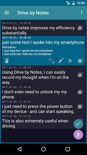 Drive by Notes Lite screenshot 4