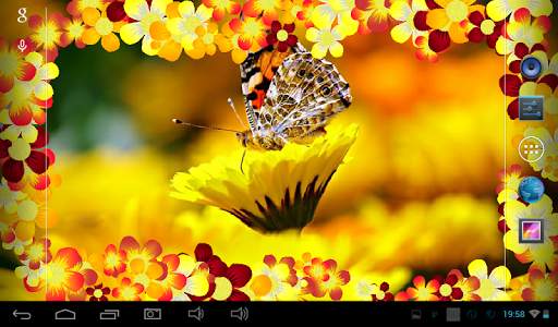 Flowers live photo frame screenshot 19