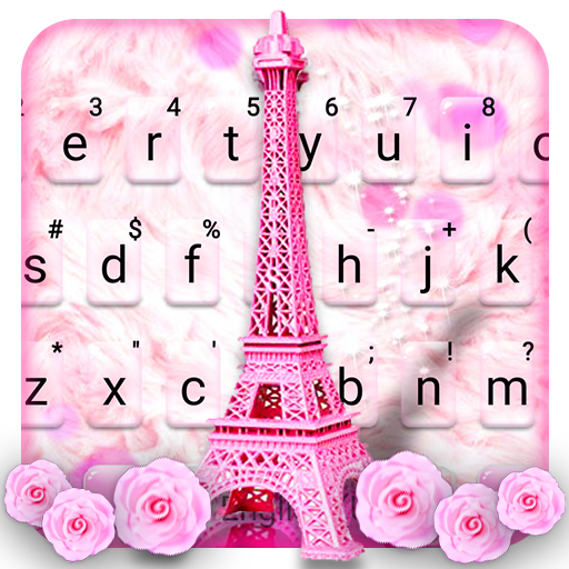 Pink Paris Tower Keyboard Theme icon