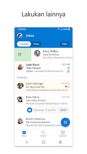 Microsoft Outlook screenshot 1