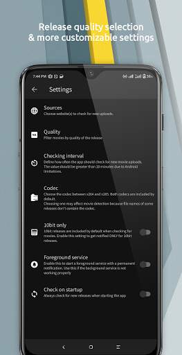 Movie Updates: Movie/TV Alerts screenshot 5