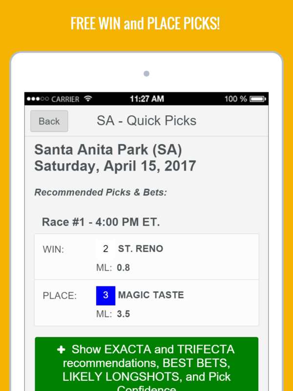 Free Horse Racing Picks & Tips - TVG NYRA Bet Help screenshot 10