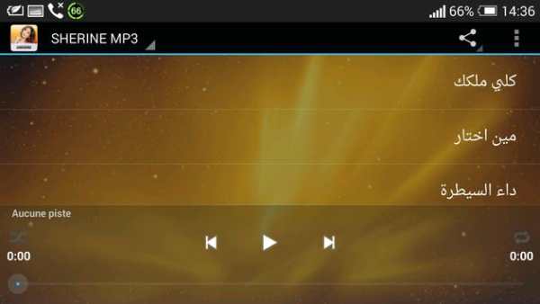 SHERINE MP3 screenshot 3