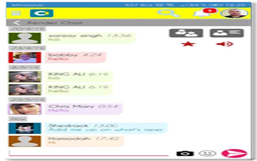 Yellow Messenger chat heads screenshot 1