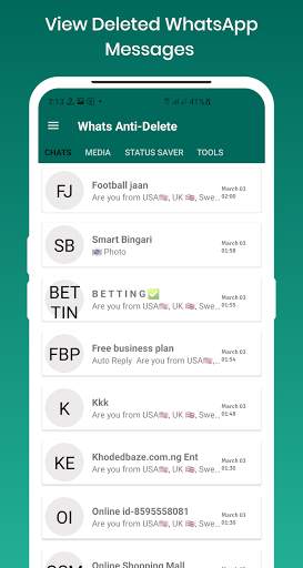 GB Anti-Delete For WhatsApp - Undelete Message screenshot 1