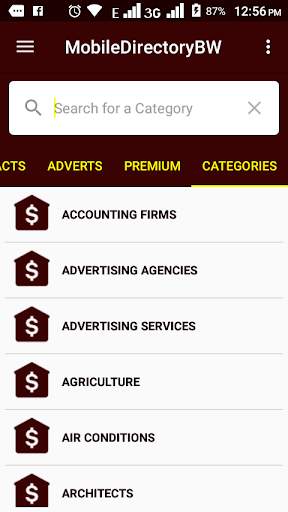 Mobile Directory BW screenshot 6