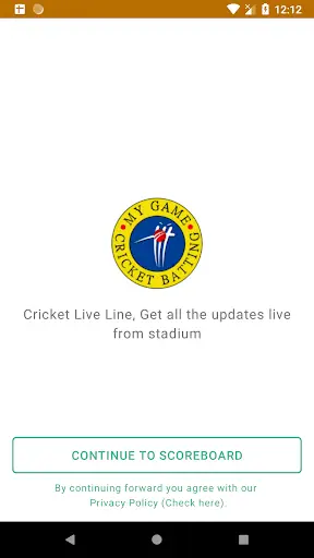 Cricket Line, Live score update screenshot 3