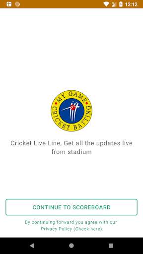 Cricket Line, Live score update screenshot 3