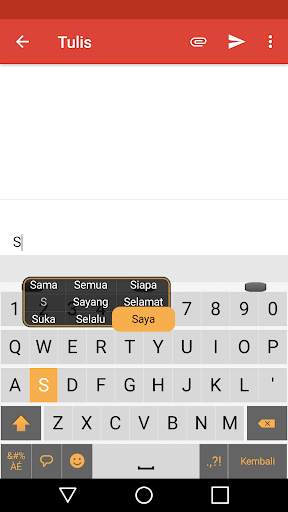 Zimpl Keyboard screenshot 1