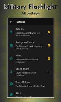 Military Flashlight - Torch Light screenshot 4