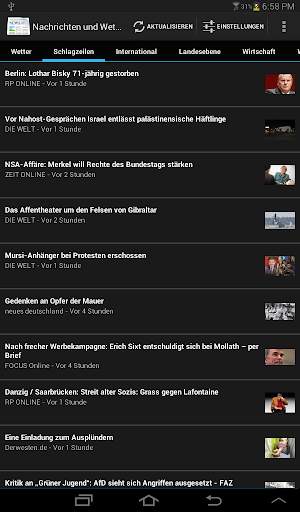 Nachrichten und Wetter screenshot 6