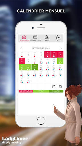 Calendrier de règles Ladytimer screenshot 10